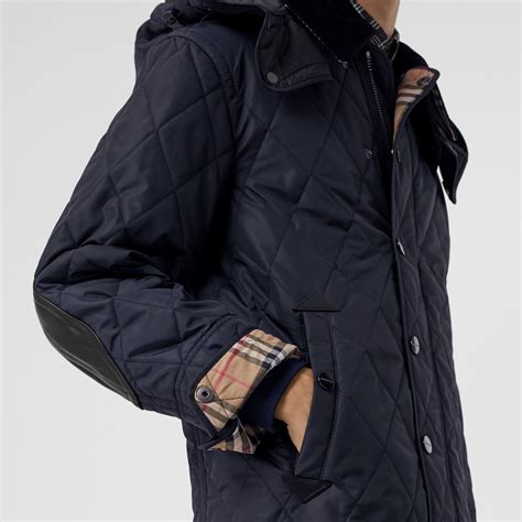 burberry mens barn jacket|burberry diamond quilted fitted jacket.